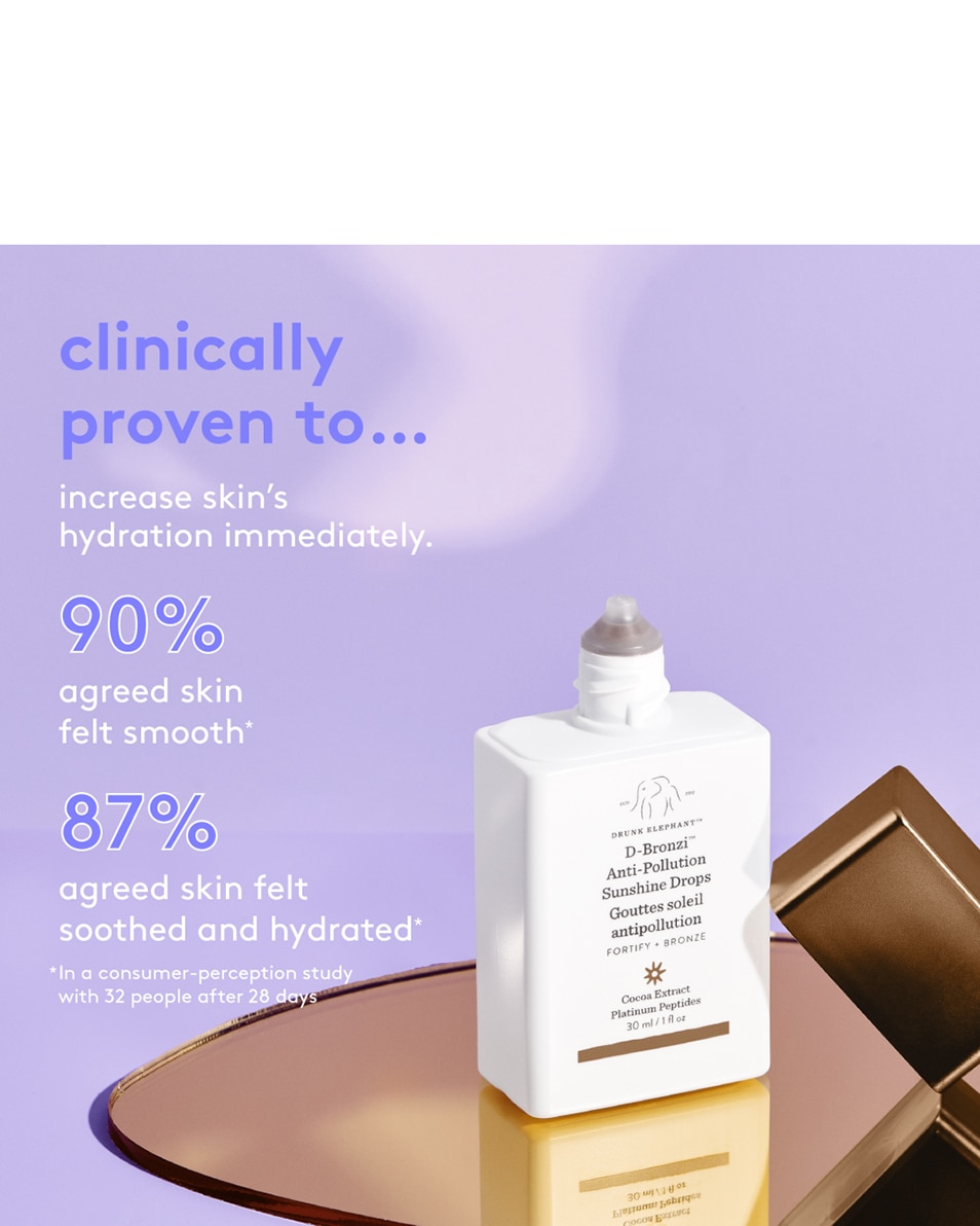 DRUNK ELEPHANT DROPS D-BRONZI ANTI-POLLUTION SUNSHINE DROPS 30 ML