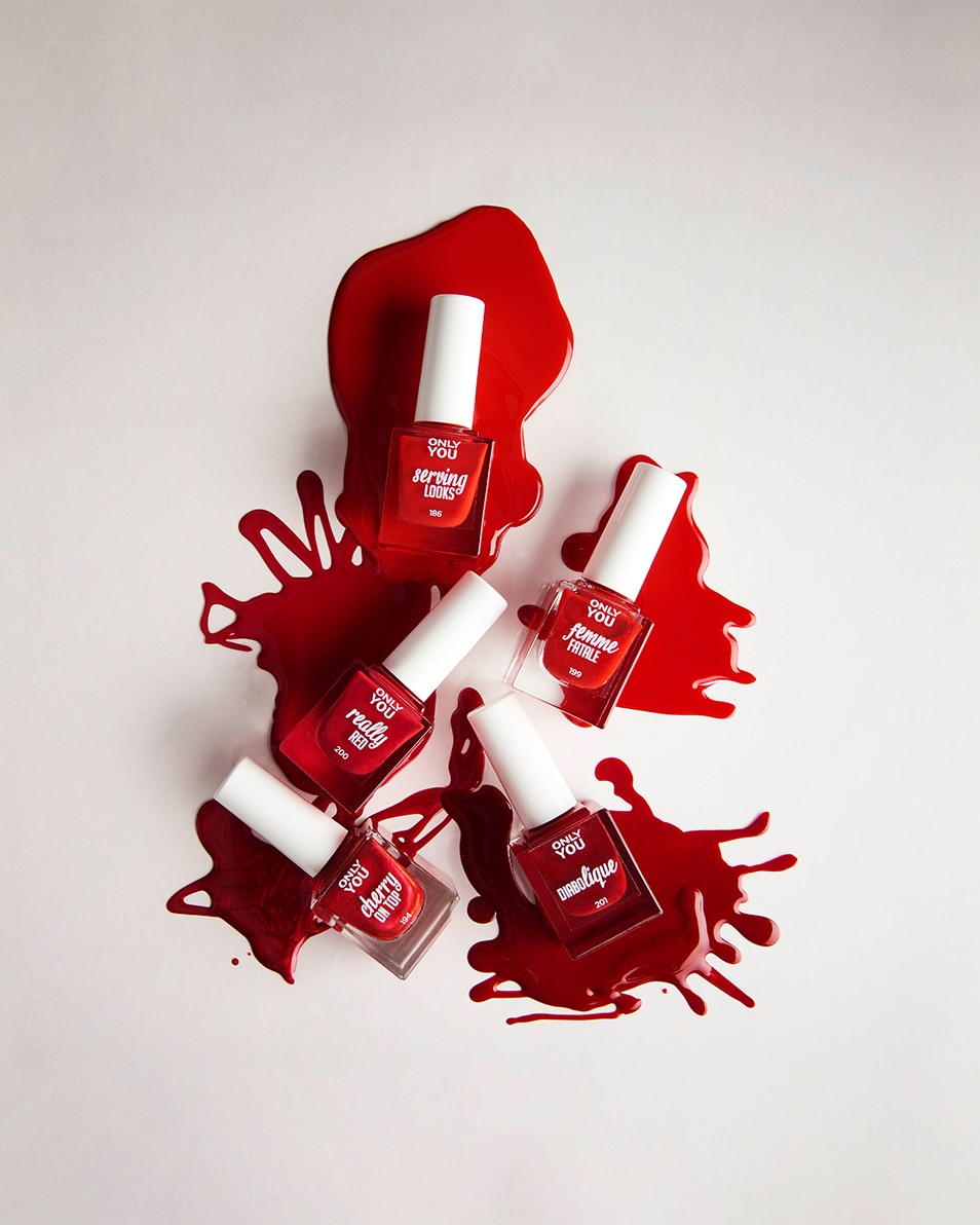 ONLY YOU NAIL NAIL POLISH 200 REALLY RED 2