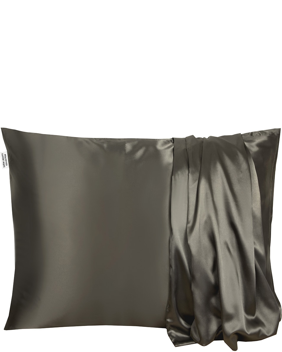 SATIN BEAUTY COLLECTION SATIN BEAUTY COLLECTION SATIJNEN KUSSENSLOOP 60x70cm Dark Gray 2