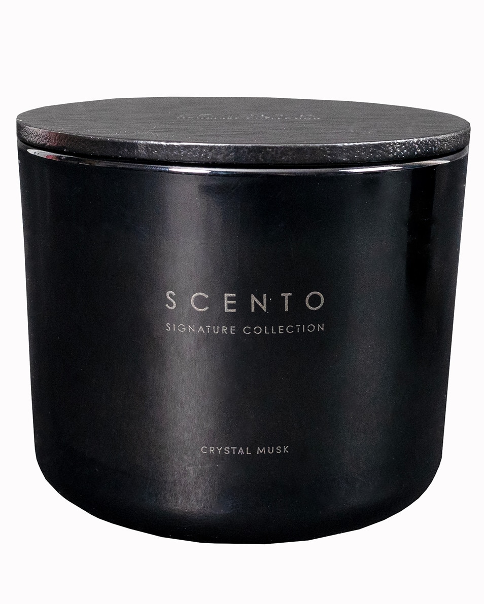 SCENTO SIGNATURE COLLECTION CRYSTAL MUSK KLEINE KAARS 300 G 2
