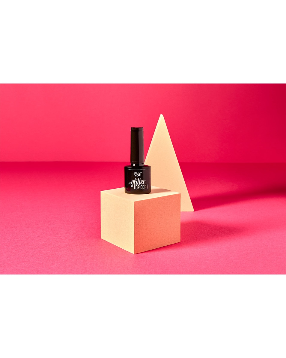 UV GEL NAIL POLISH - GLITTER TOP COAT