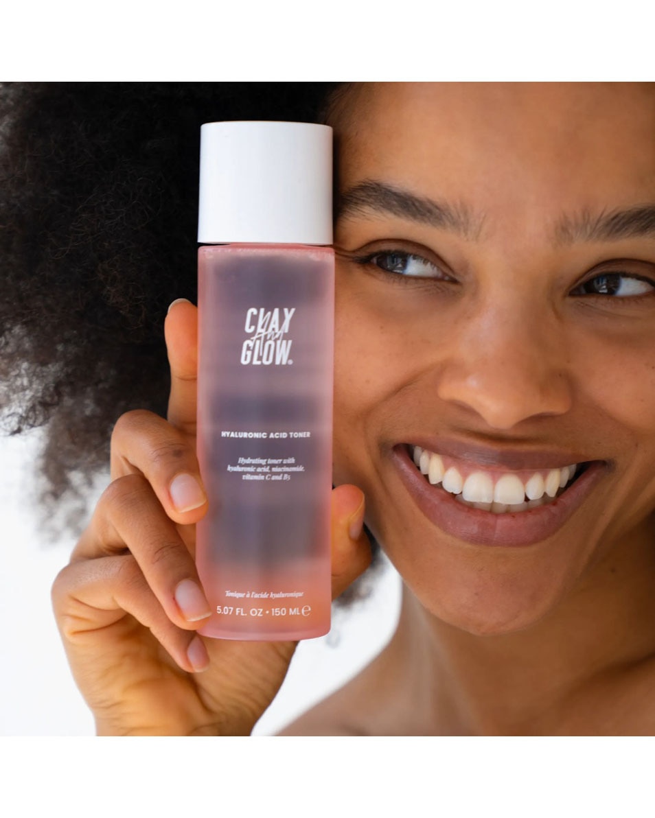 CLAY AND GLOW Cleansing + Hydrating Hyaluronic Acid Toner 150 ML