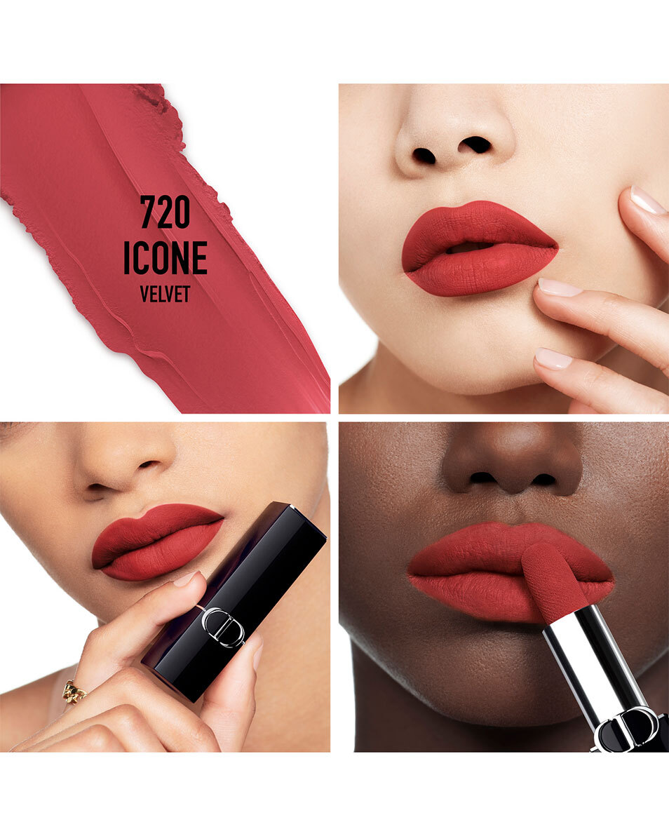 DIOR Rouge Dior Lipstick - comfort en langhoudend VELVET - 720 ICONE