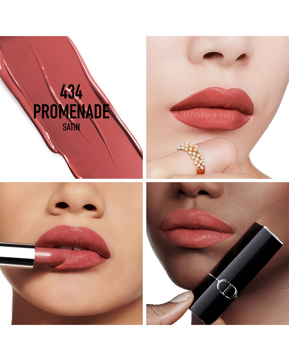 DIOR Rouge Dior Lipstick - comfort en langhoudend SATIN - 434 PROMENADE 2