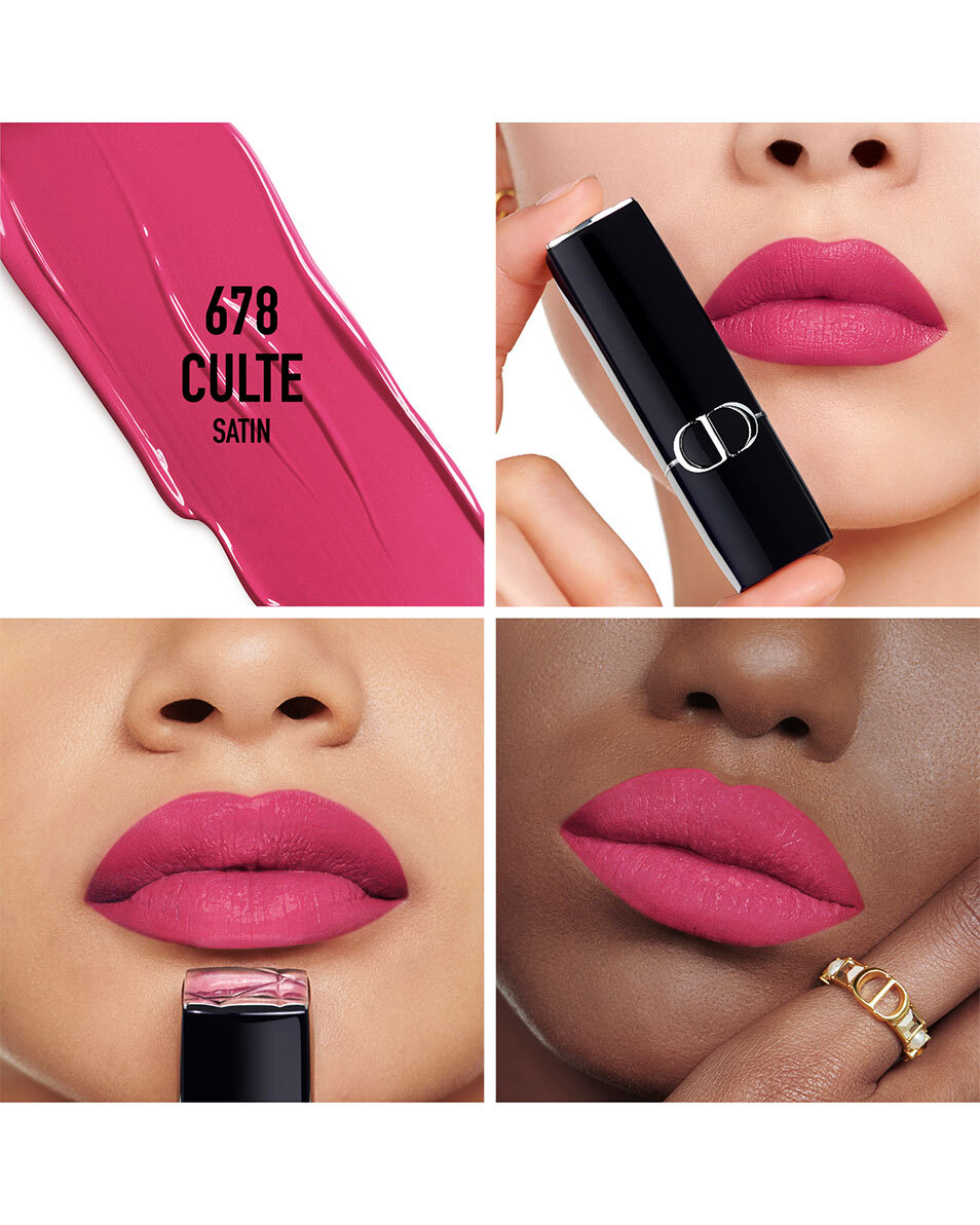DIOR Rouge Dior Lipstick - comfort en langhoudend SATIN - 678 CULTE 2