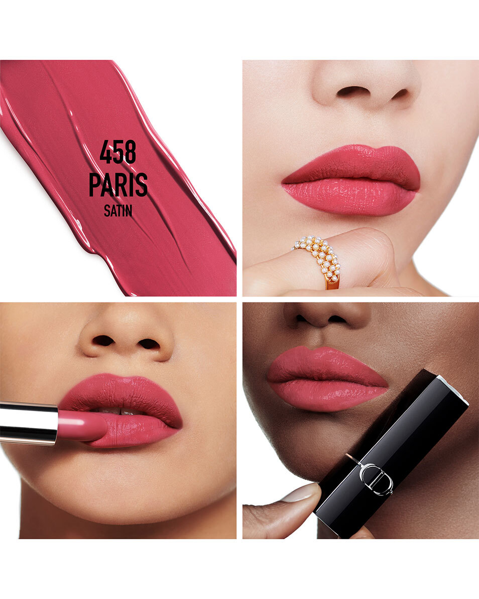 DIOR Rouge Dior Lipstick - comfort en langhoudend SATIN - 458 PARIS 2