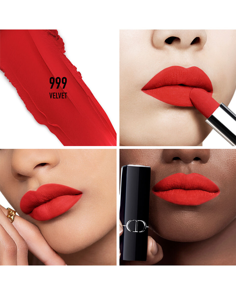DIOR Rouge Dior Lipstick - comfort en langhoudend 999 2