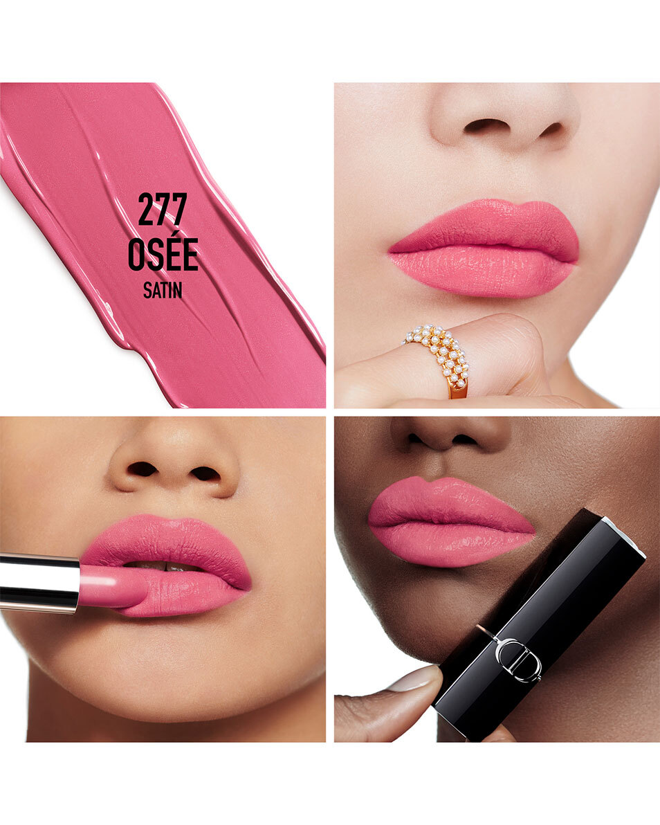 DIOR Rouge Dior Lipstick - comfort en langhoudend SATIN - 277 OSÉE 2