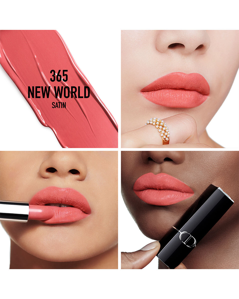 DIOR Rouge Dior Lipstick - comfort en langhoudend SATIN - 365 NEW WORLD 2
