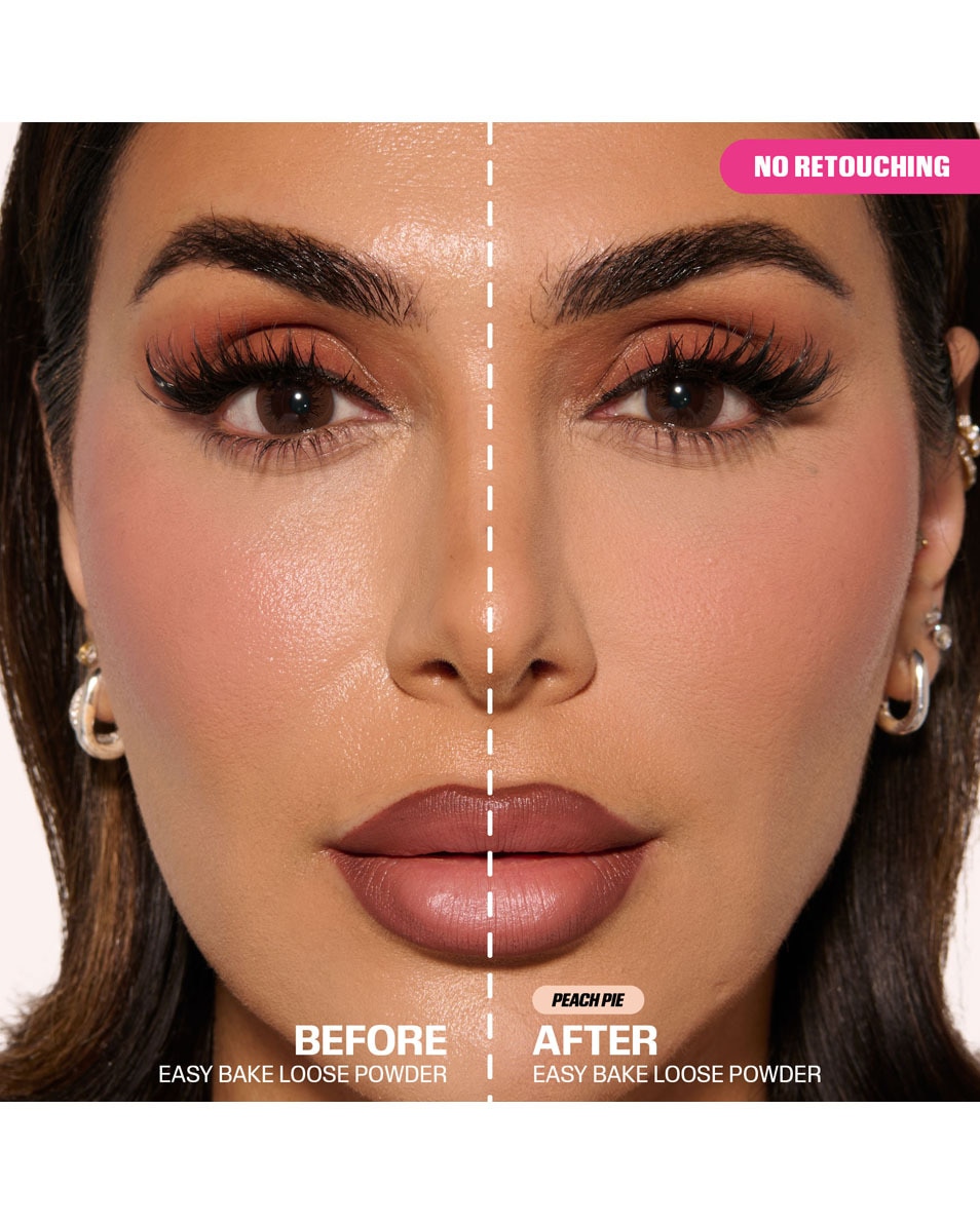 HUDA BEAUTY EASY BAKE LOOSE BAKING & SETTING POWDER PEACH PIE 2