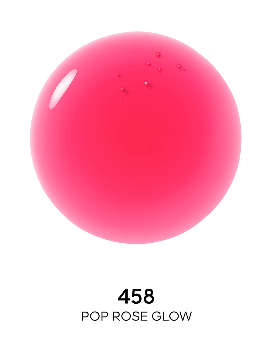 GUERLAIN KISSKISS BEE GLOW OIL MET HONING VERRIJKTE, GETINTE LIPOLIE 458 POP ROSE GLOW 2
