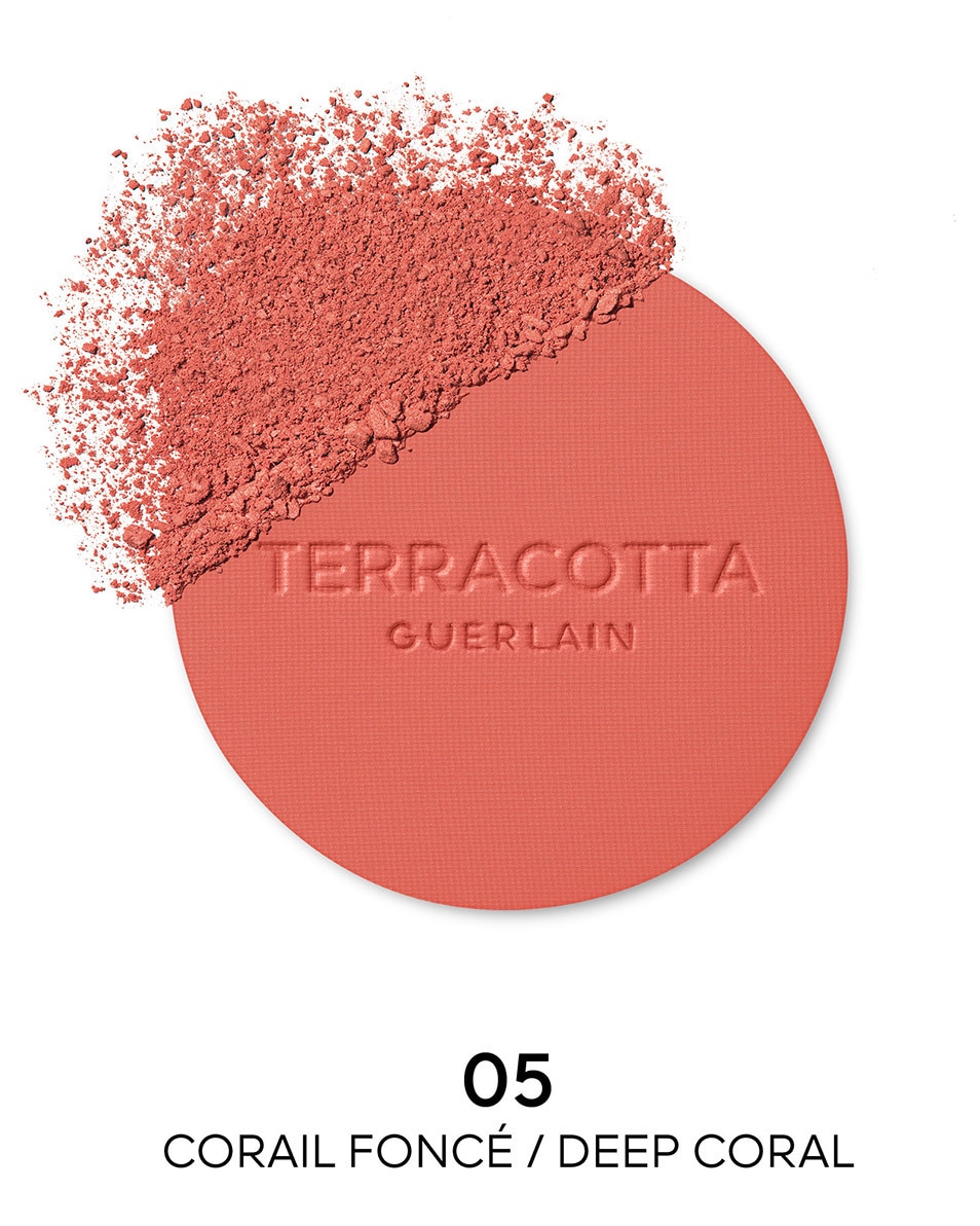 GUERLAIN Terracotta Blush De poederblush voor een gezonde uitstraling, 90% ingrediënten van natuurlijke oorsprong 05 Corail Foncé 2