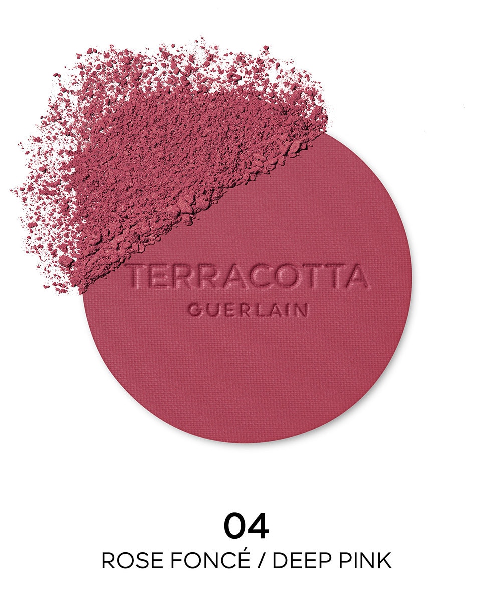 GUERLAIN Terracotta Blush De poederblush voor een gezonde uitstraling, 90% ingrediënten van natuurlijke oorsprong 04 Rose Foncé 2
