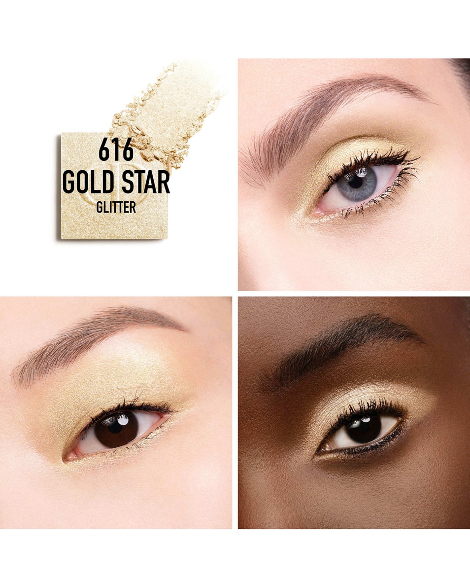 DIOR DIORSHOW MONO COULEUR Oogschaduw hoog gekleurd en langhoudend 616 Gold Star 2