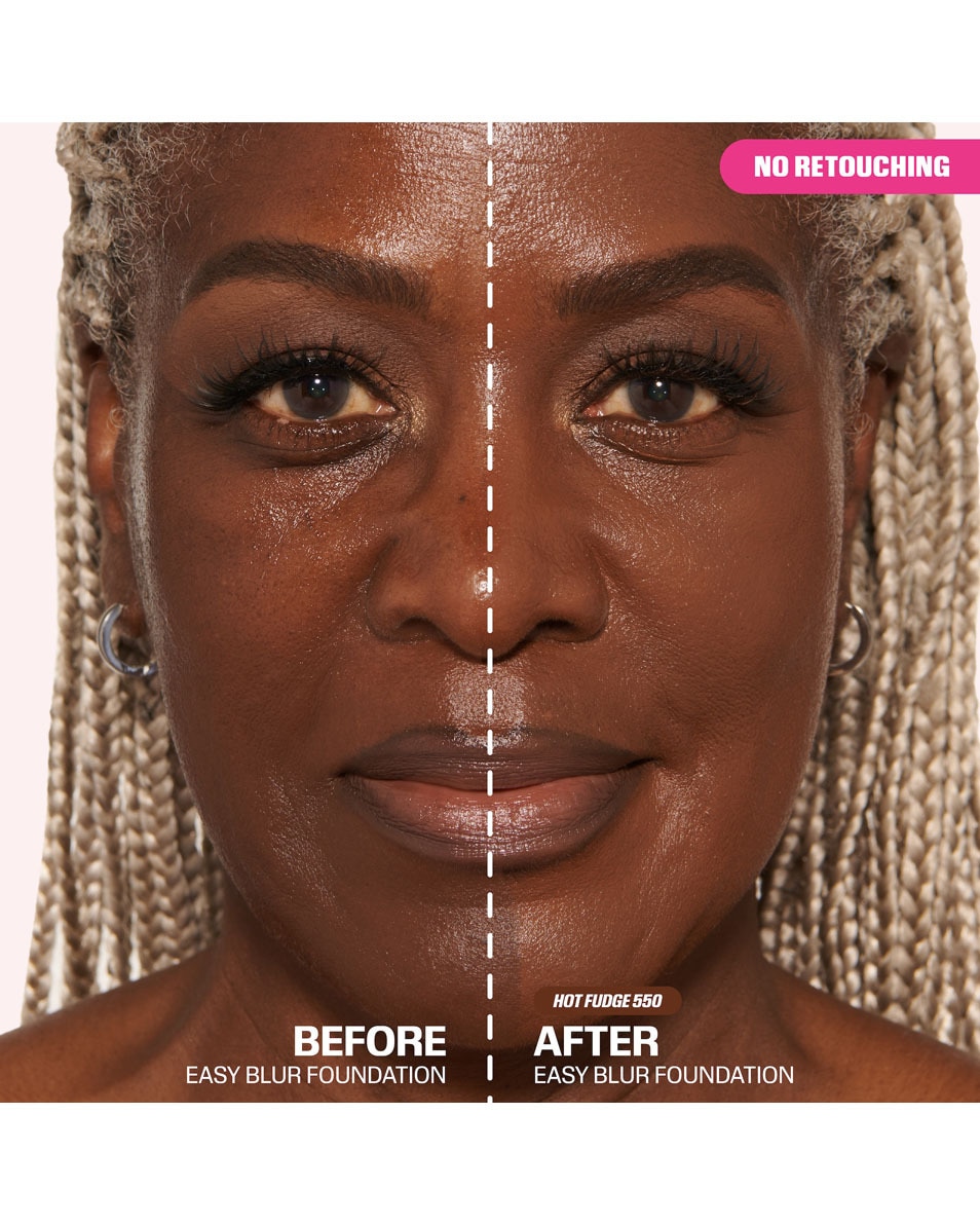 HUDA BEAUTY EASY BLUR NATURAL AIRBRUSH FOUNDATION 550 WARM - Hot Fudge 2