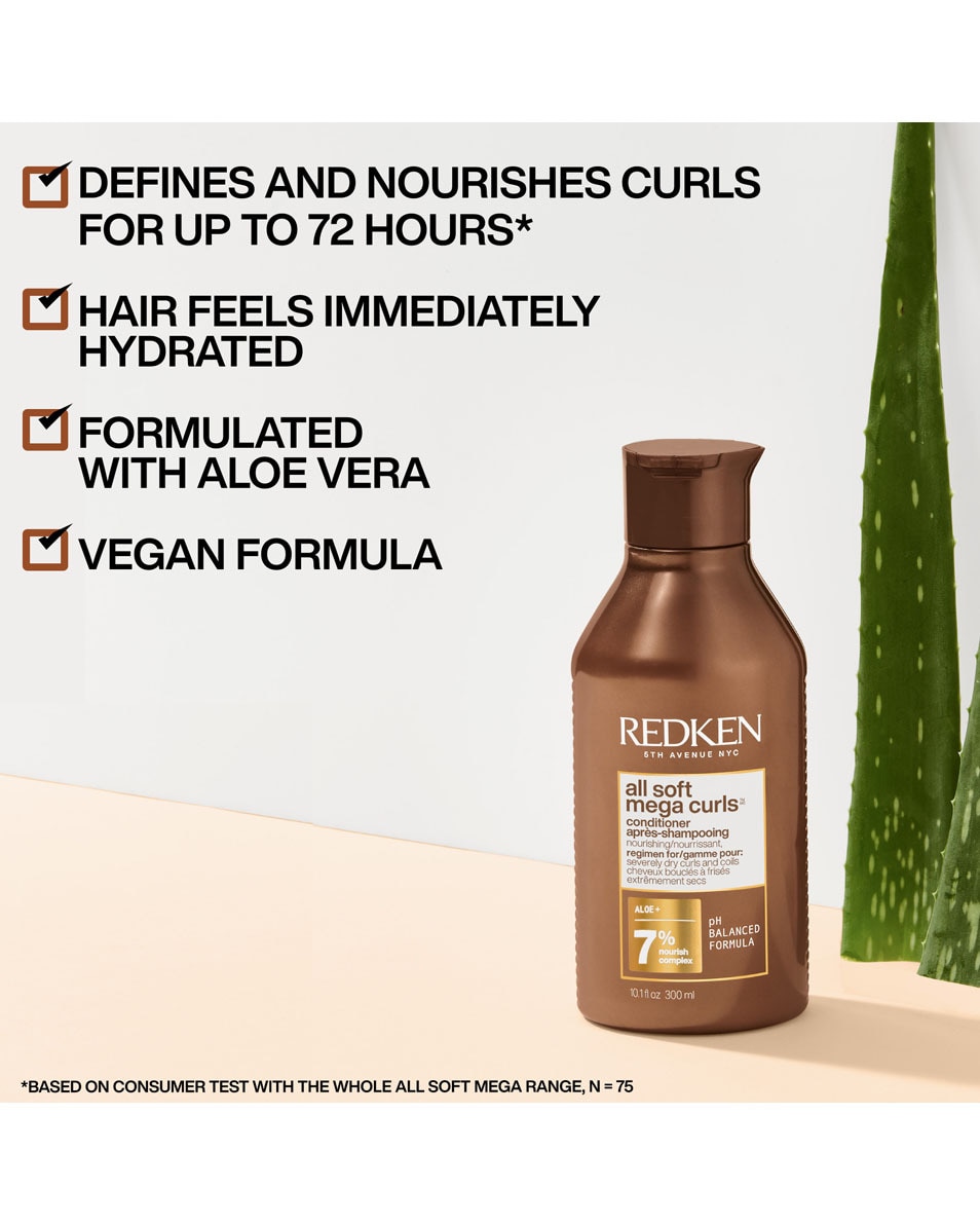 REDKEN All Soft Mega Curls Voedende & hydraterende conditioner 300 ML 2