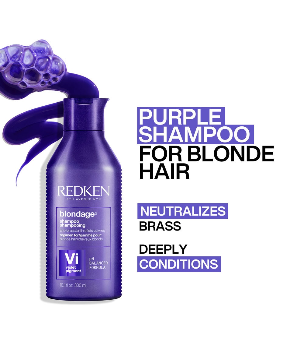 REDKEN Color Extend Blondage Paars neutraliserende shampoo 300 ML 2