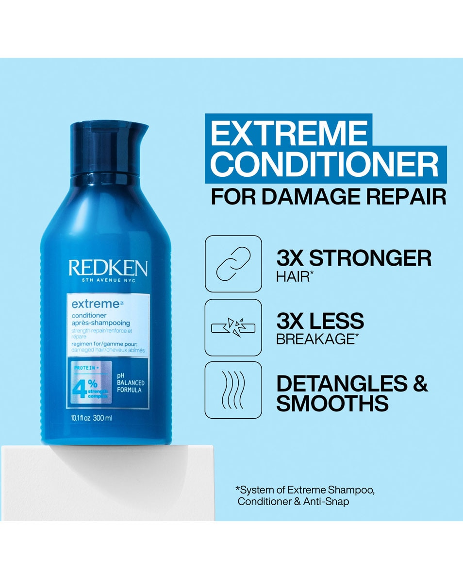 REDKEN Extreme Versterkende conditioner voor beschadigd & breekbaar haar 300 ML