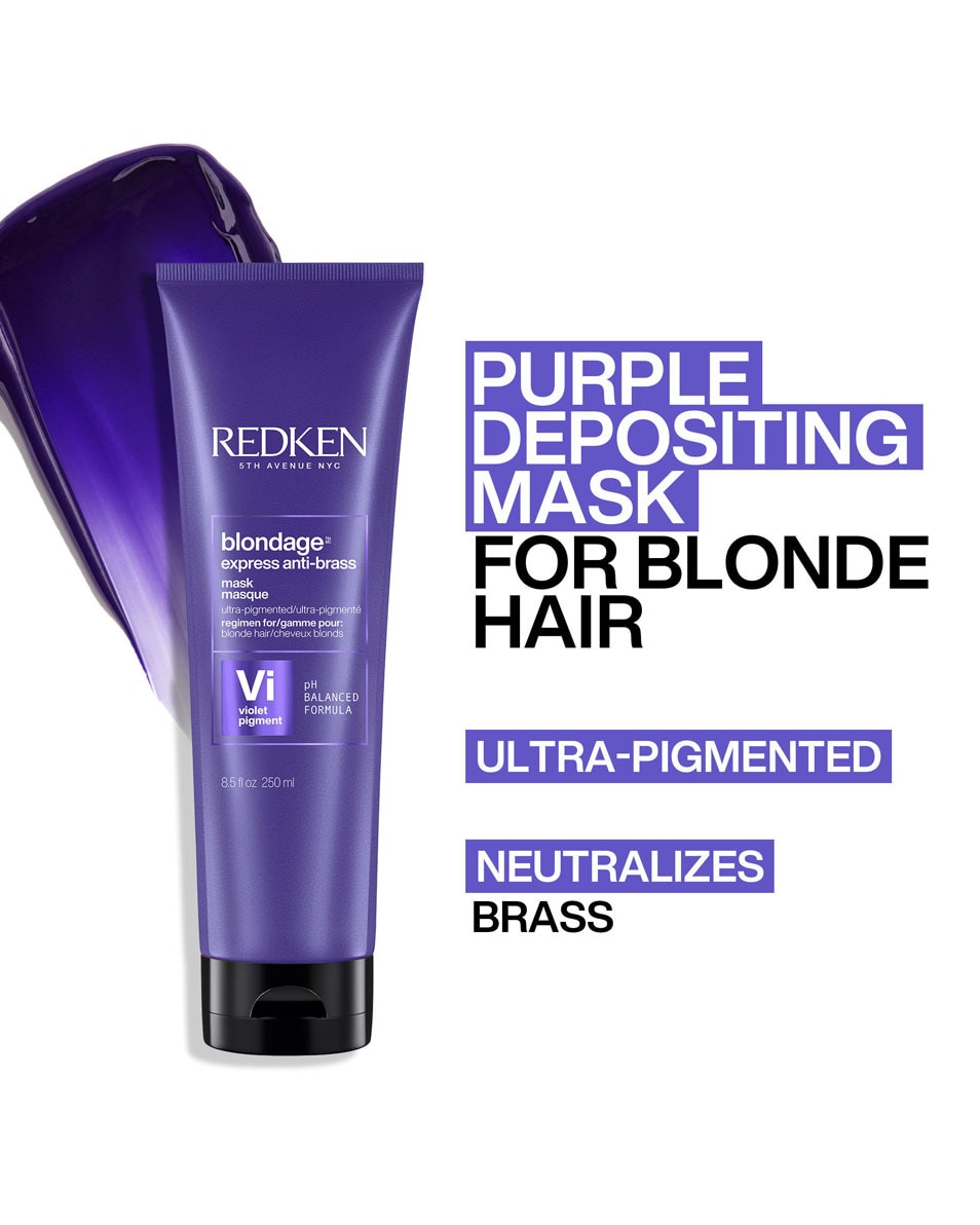 REDKEN Color Extend Blondage Masker - toning oplossing voor ontkleurd of blond haar 250 ML 2