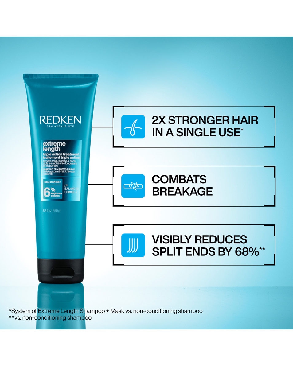 Triple action mask - voor beschadigd haar