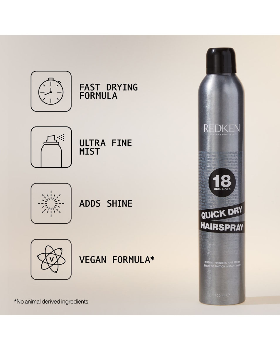 Quick dry hairspray - sneldrogende formule