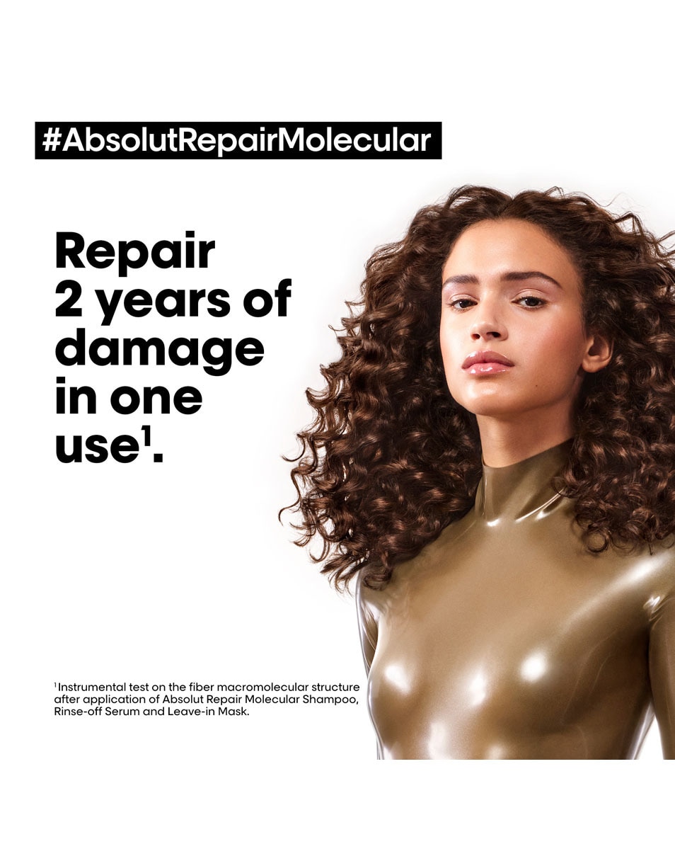 L'OREAL PROFESSIONNEL Absolut Repair Molecular Rinse off herstel serum voor zeer beschadigde haartypes 250 ML 2