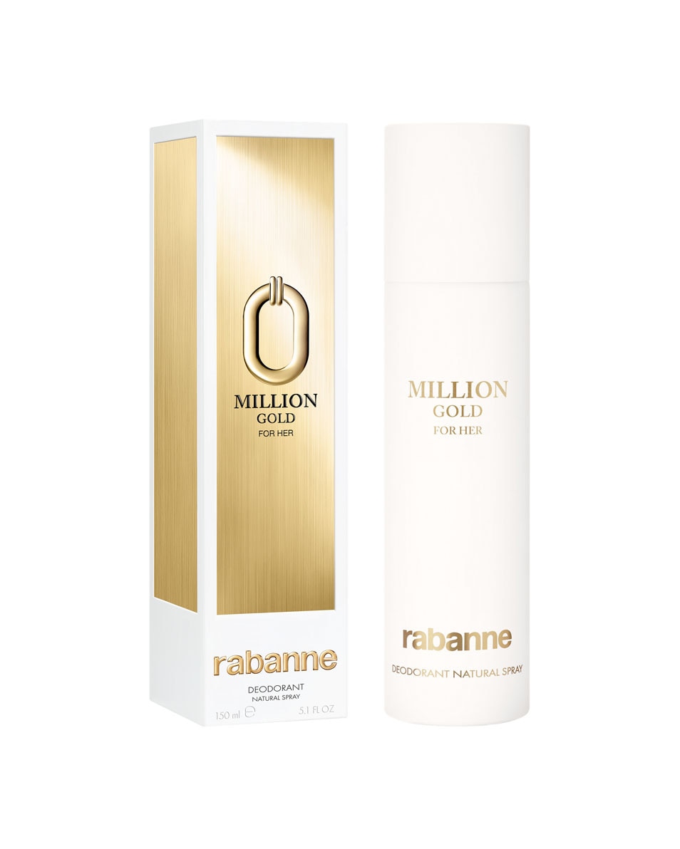 RABANNE MILLION GOLD FOR HER DEODORANT SPRAY 150 ML 2