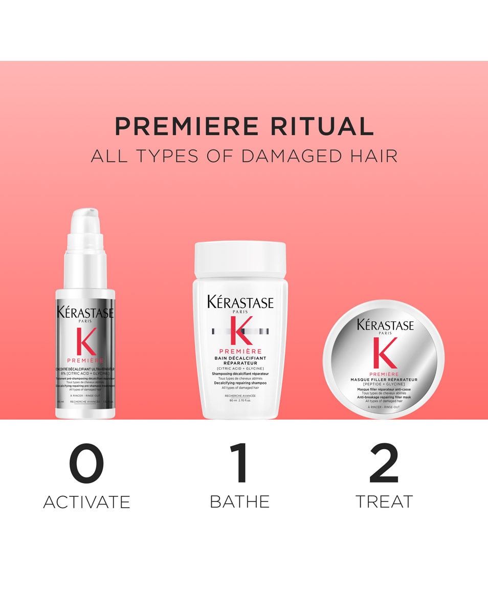 Calciumverwijderende en herstellende haarverzorgingsroutine