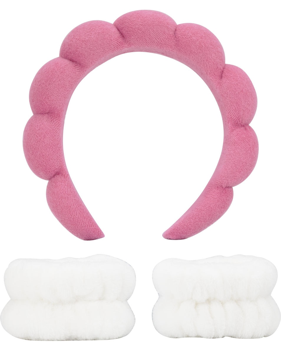 Headband with wristband