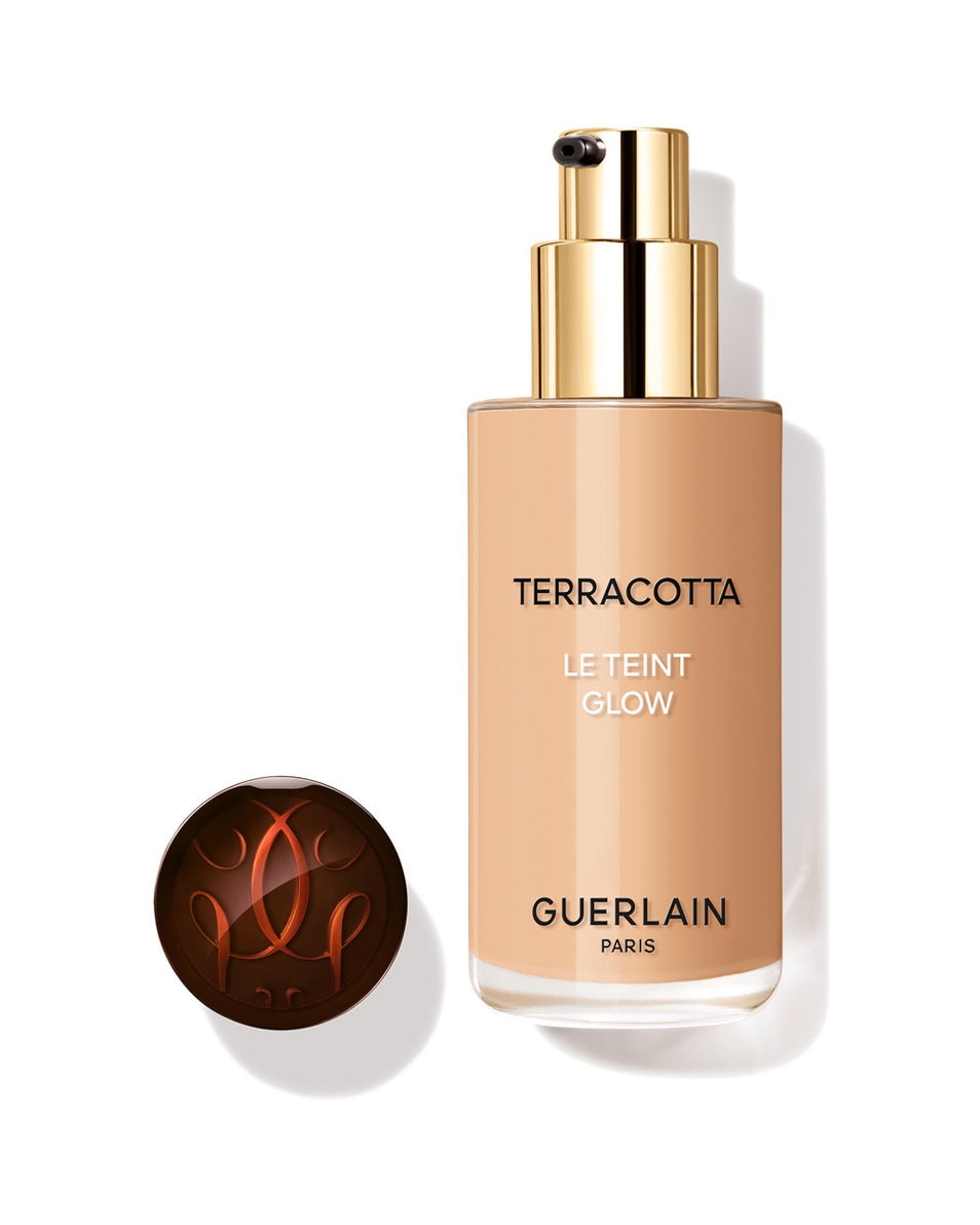 GUERLAIN TERRACOTTA LE TEINT GLOW Foundation Natuurlijke Uitstraling – Langhoudend – Zonder transfer 3.5W WARM / DORÉ 2