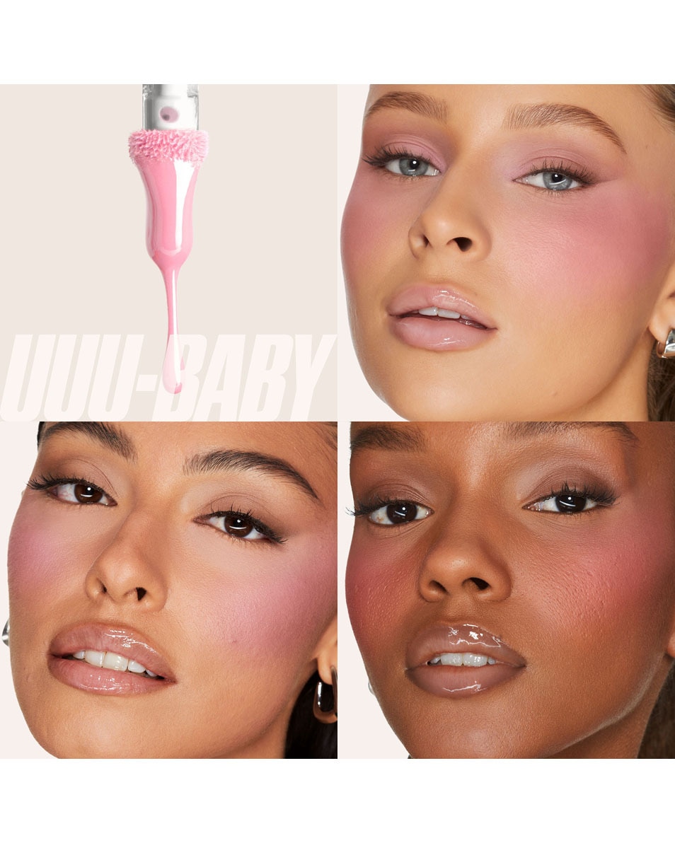 HUDA BEAUTY FAUX FILLER EXTRA SHINE LIP GLOSS UBE BIRTHDAY CAKE 2