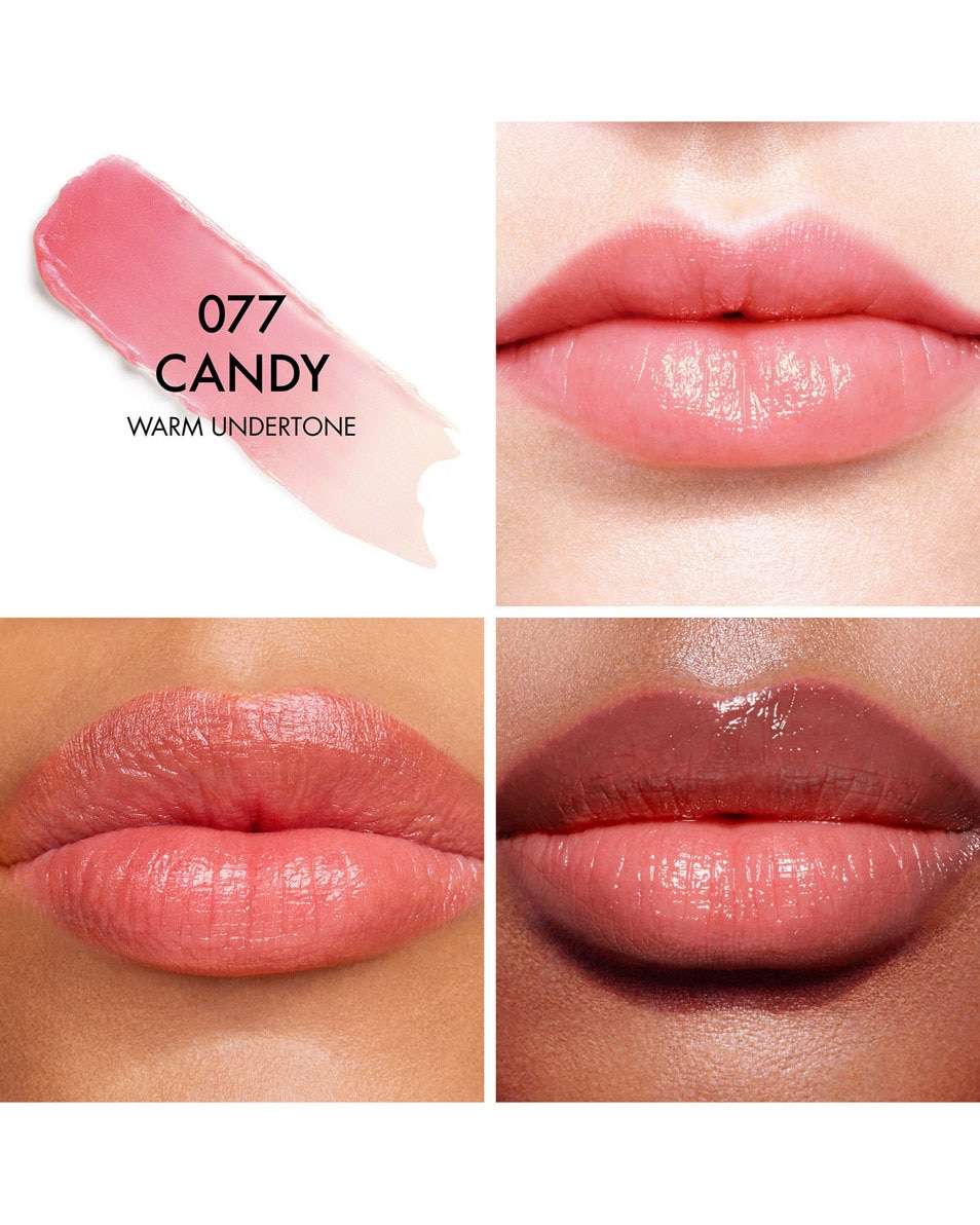 DIOR Dior Addict Lip Glow - Hydrating Lip Balm 48 u hydraterende lipbaslem, pH geactiveerde kleur 077 Candy warm undertone