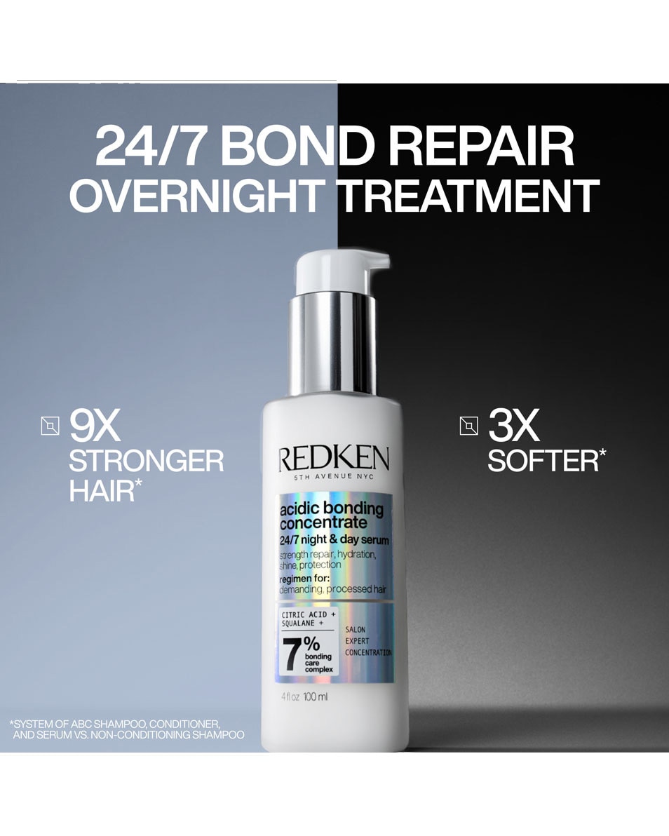 REDKEN Acidic Bonding Concentrate 24/7 night & day serum - voor beschadigd haar 100 ML 2