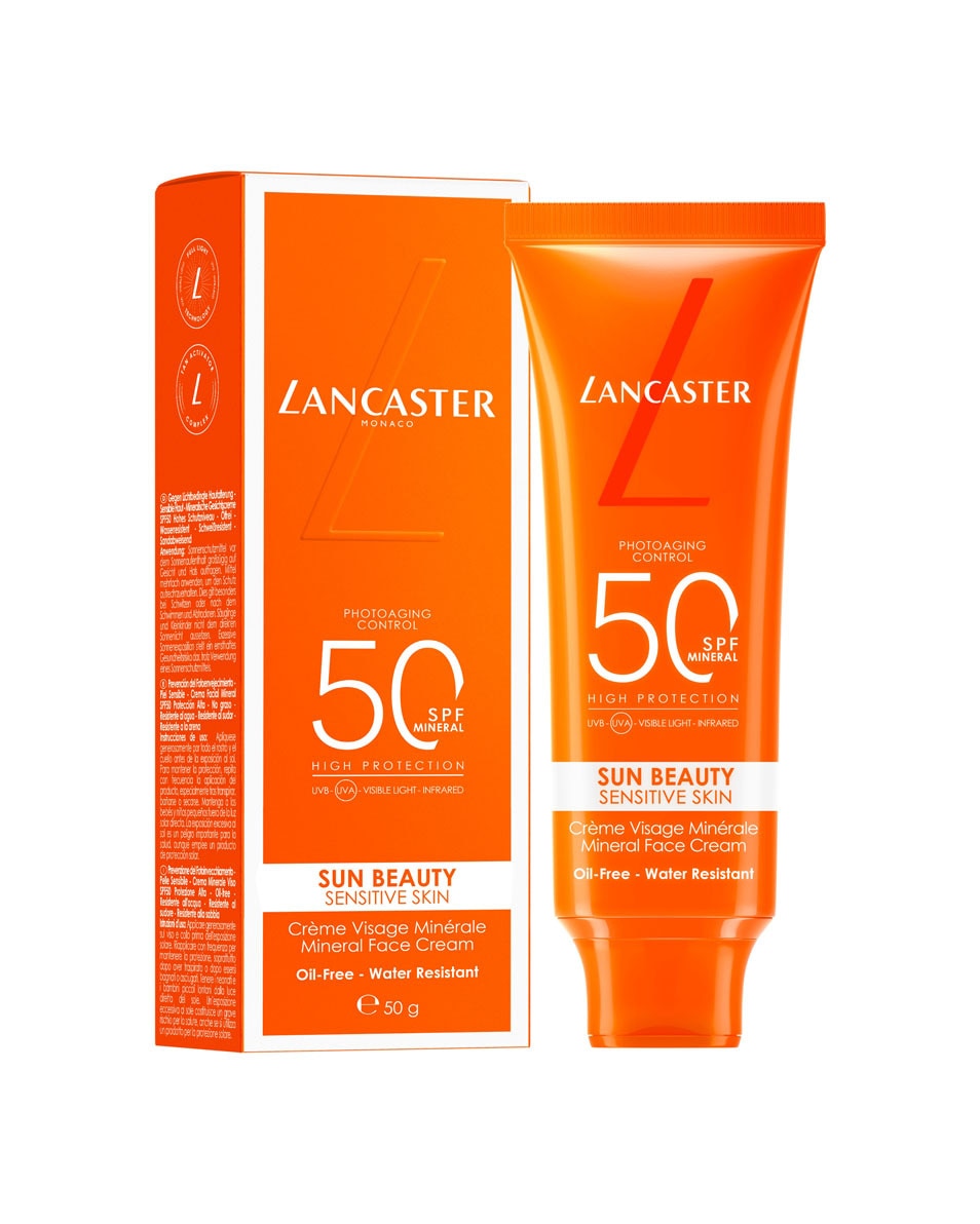 LANCASTER Sun Beauty Sensitive Skin Mineral Face Cream SPF50 50 G 2