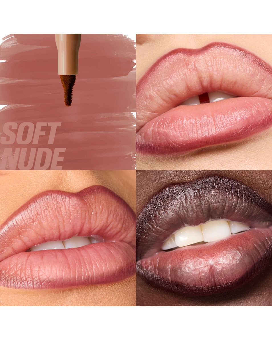 HUDA BEAUTY LIP CONTOUR LIP STAIN SOFT NUDE 2