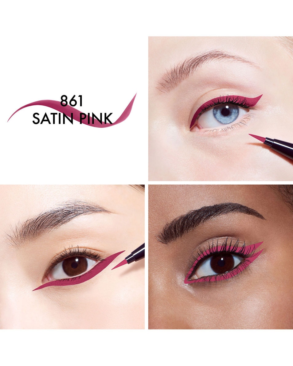 DIOR Diorshow Liquid Liner - Felt-tip Waterproof Eyeliner Ultra-precieze vilttip eyeliner - intense waterproof kleur 861 Satin Pink 2