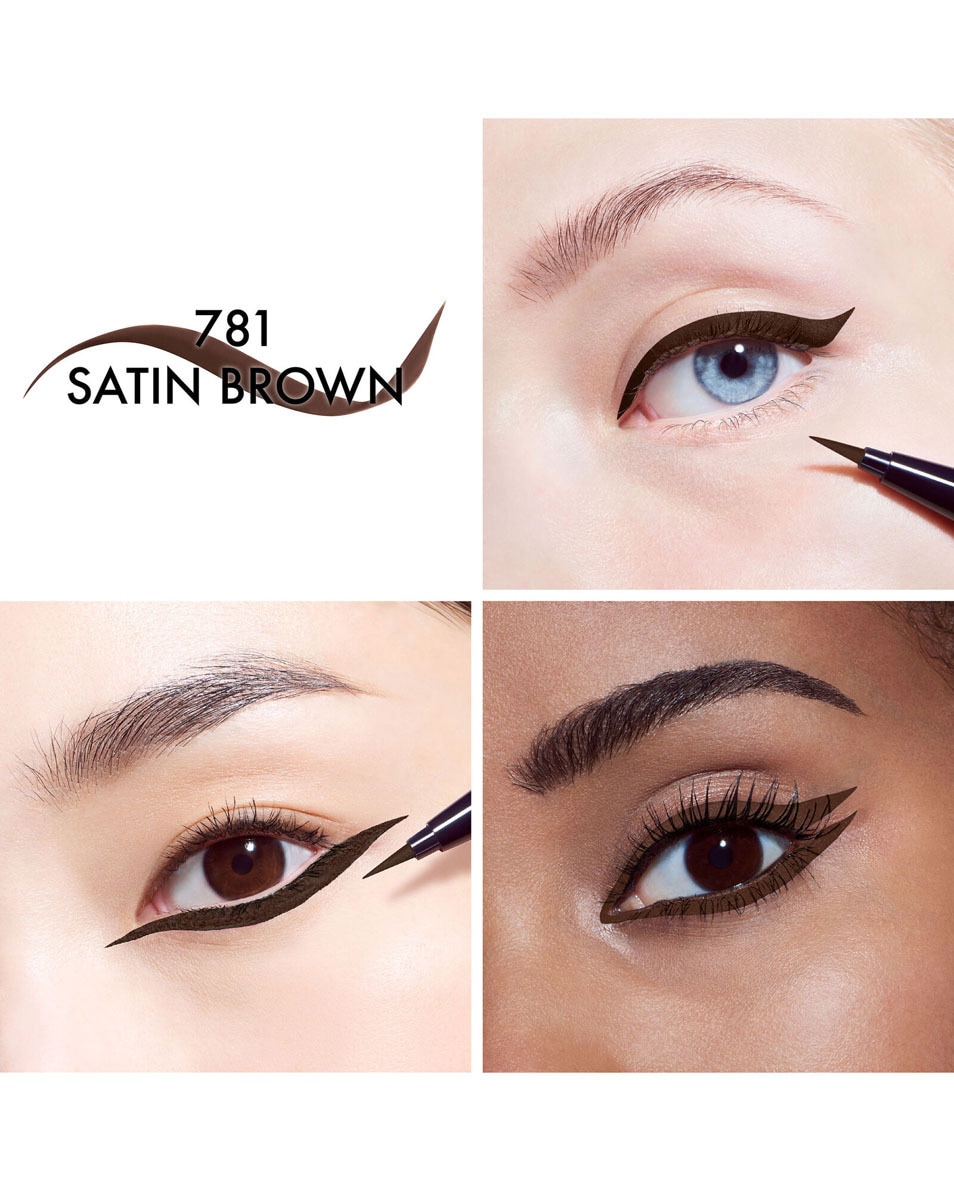 DIOR Diorshow Liquid Liner - Felt-tip Waterproof Eyeliner Ultra-precieze vilttip eyeliner - intense waterproof kleur 781 Satin Brown 2