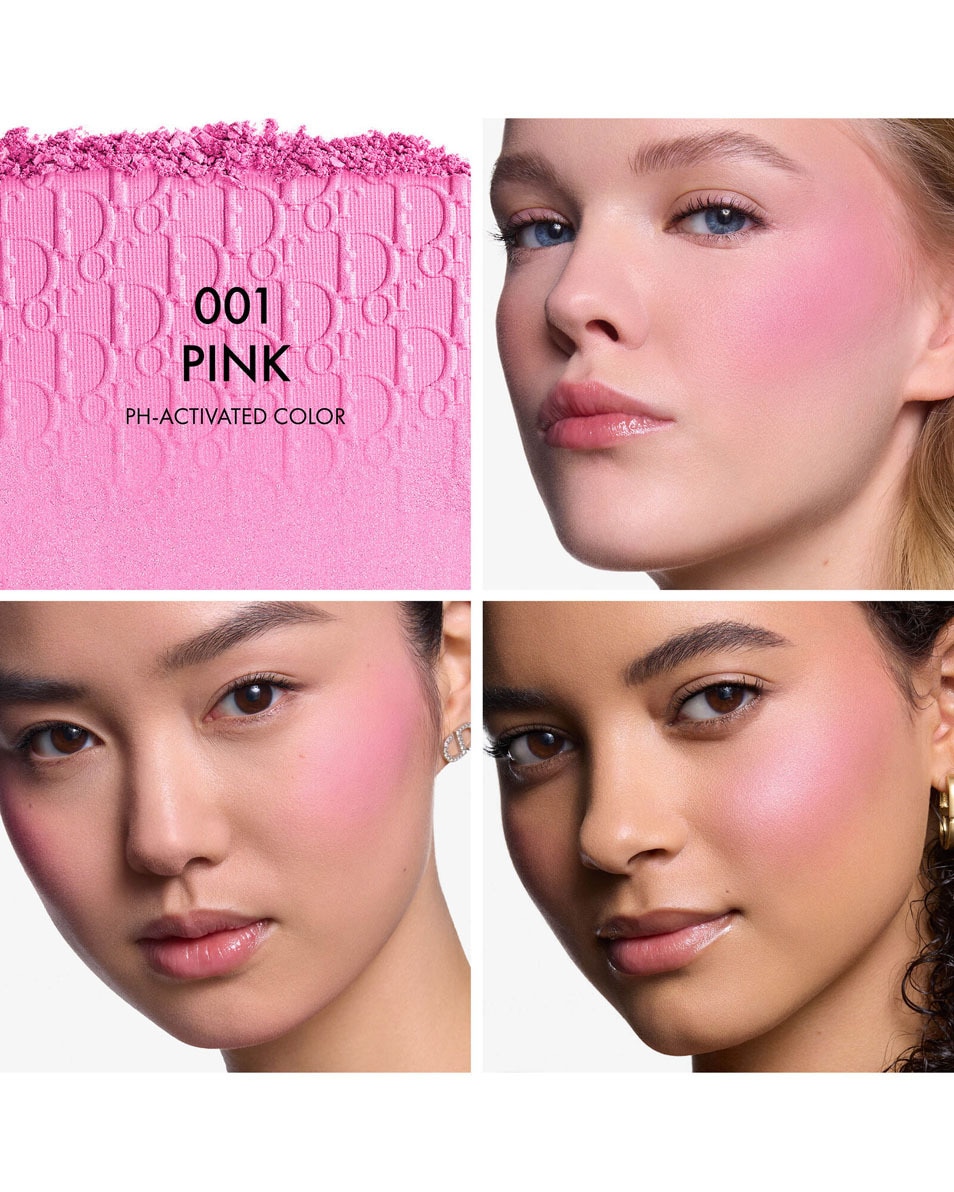 DIOR BACKSTAGE Rosy Glow - Long-wearing powder blush Blush met pH-geactiveerde kleur - langhoudend 001 PINK