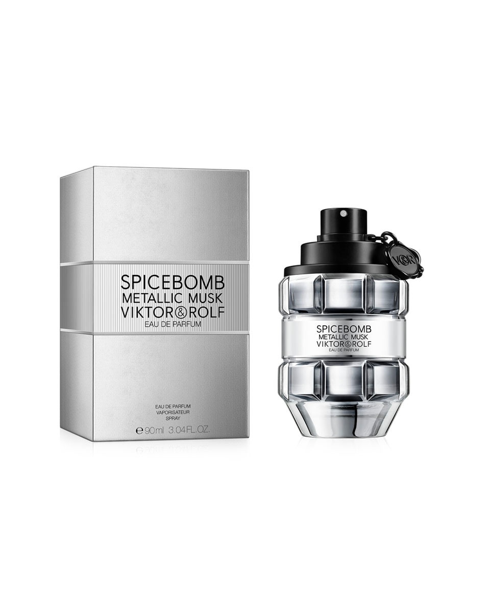 VIKTOR & ROLF Spciebomb Metallic Musk Eau De Parfum - Amberachtig Parfum - Parfum Voor Heren 90 ML