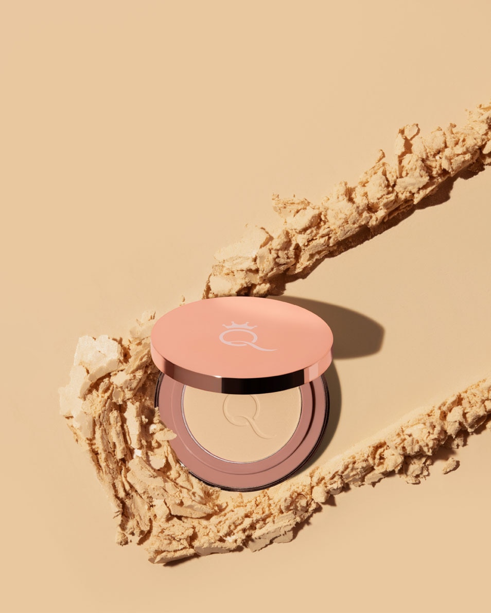 QUEEN TARZI The Dream Pressed Powder Translucent, Blurring & Brightening Pressed Powder Zard 2