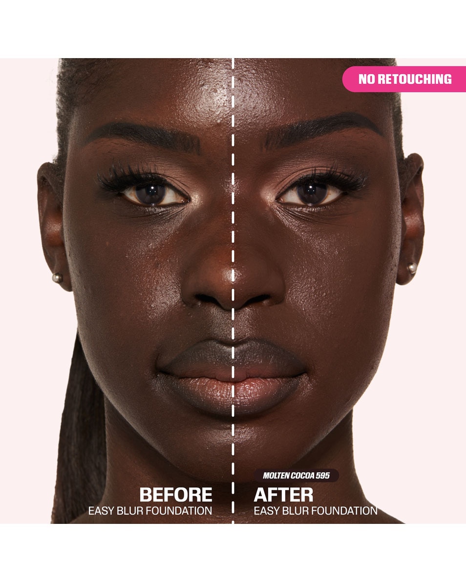 HUDA BEAUTY EASY BLUR NATURAL AIRBRUSH FOUNDATION 595 NEUTRAL - Molten Cocoa 2