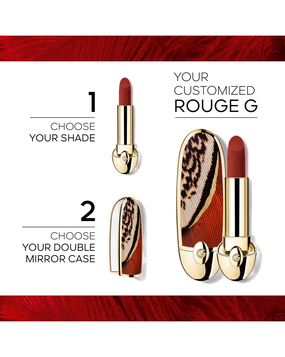 GUERLAIN ROUGE G De navulling - De personaliseerbare, uiterst verzorgende lipstick 777 LE PRUNE MAGENTA – VELVET 2