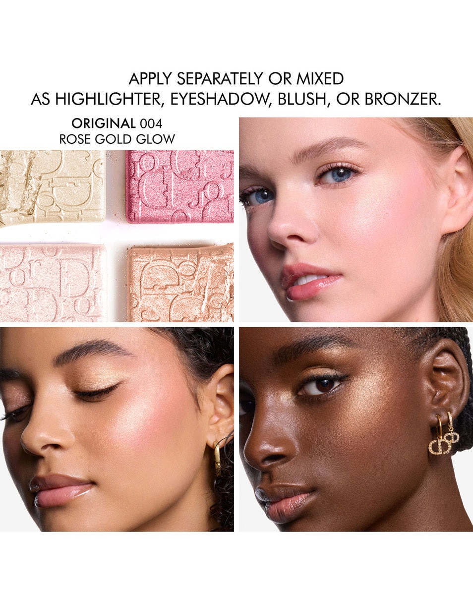 DIOR BACKSTAGE Dior Backstage Glow Maximizer Palette Multifunctioneel highlighter & blush palet 004 Rose Gold Glow 2