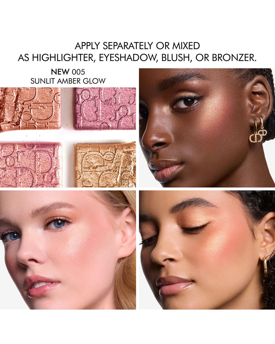 DIOR BACKSTAGE Dior Backstage Glow Maximizer Palette Multifunctioneel highlighter & blush palet 005 Sunlit Amber Glow 2