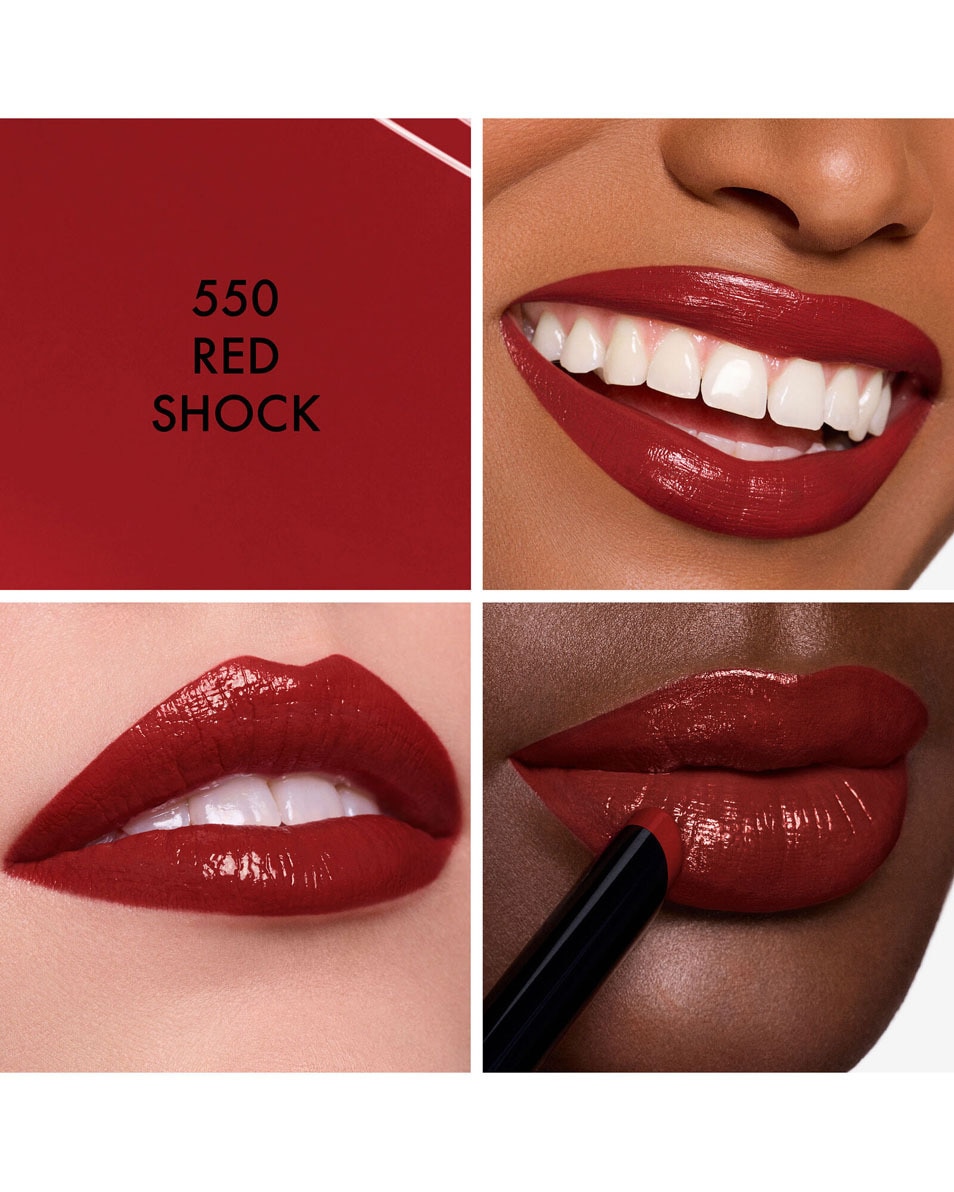DIOR Rouge Dior On Stage - Ultra Longwear Shine Lipstick Ultra langhoudende lippenstift met glanzende finish 550 Red Shock