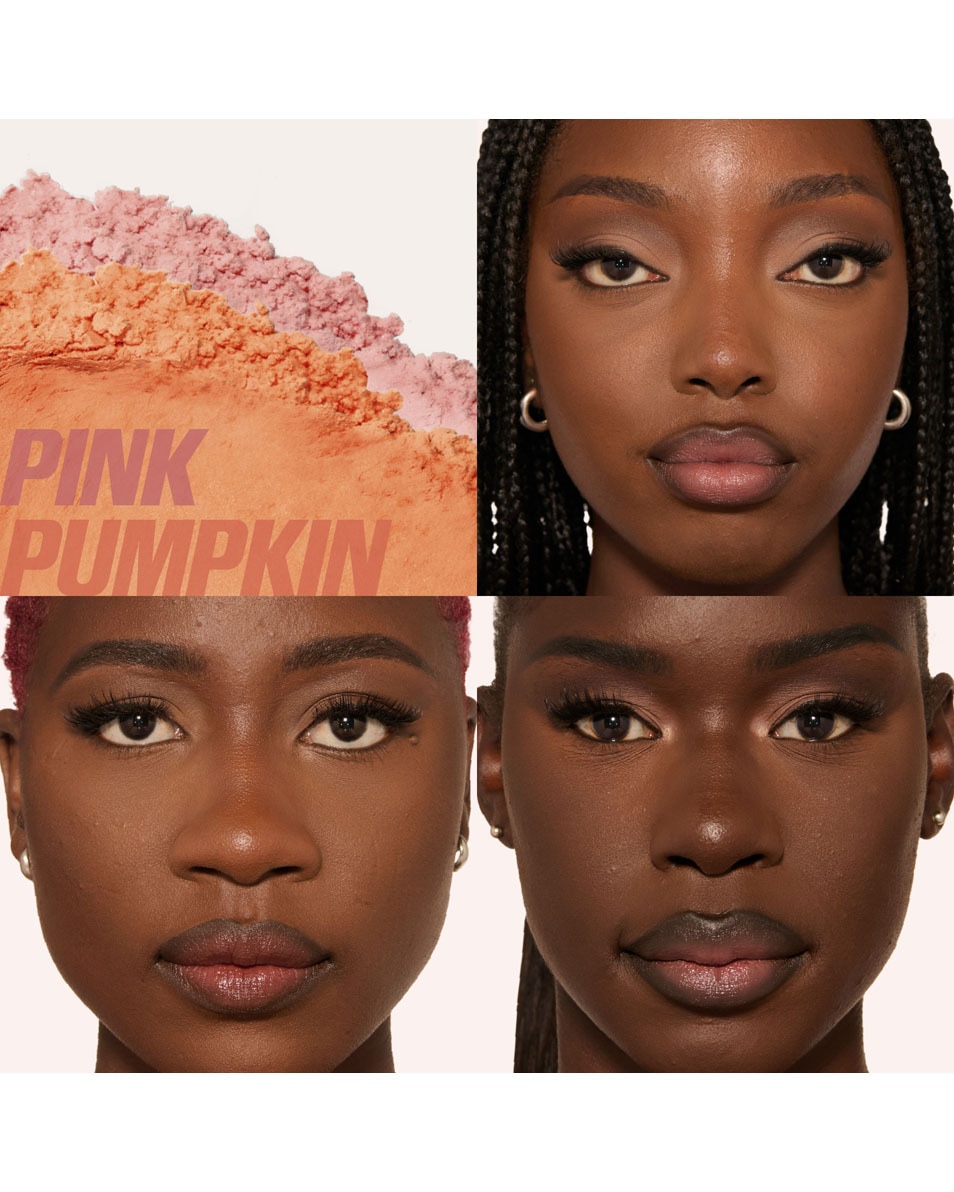 HUDA BEAUTY EASY BAKE DUO LOOSE POWDER Pink Pumpkin 2