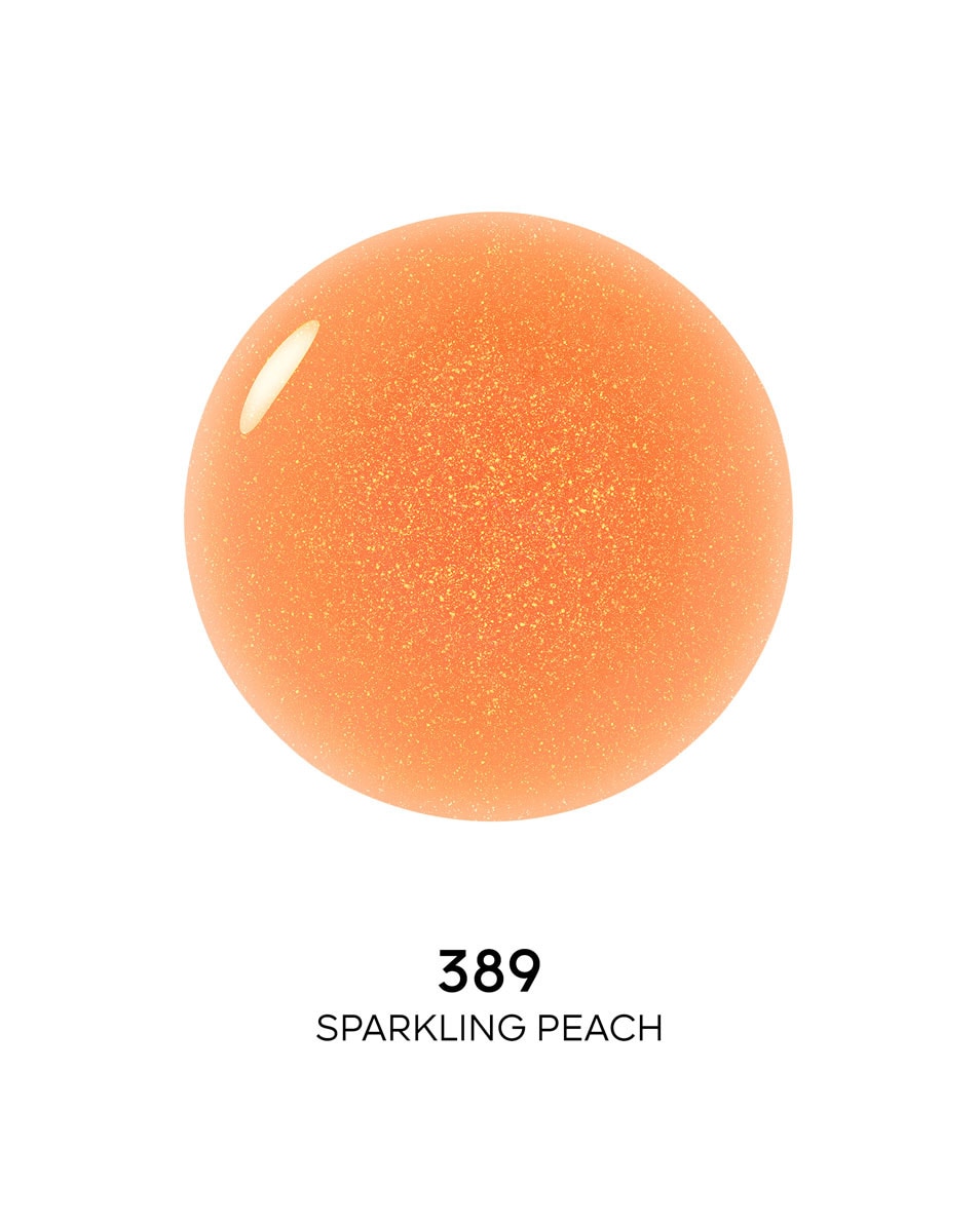 GUERLAIN KissKiss Bee Glow Oil Limited edition Een met honing verrijkte, getinte lipolie die voor 92% samengesteld is uit ingrediënten van natuurlijke oorsprong 389 SPARKLING PEACH 2