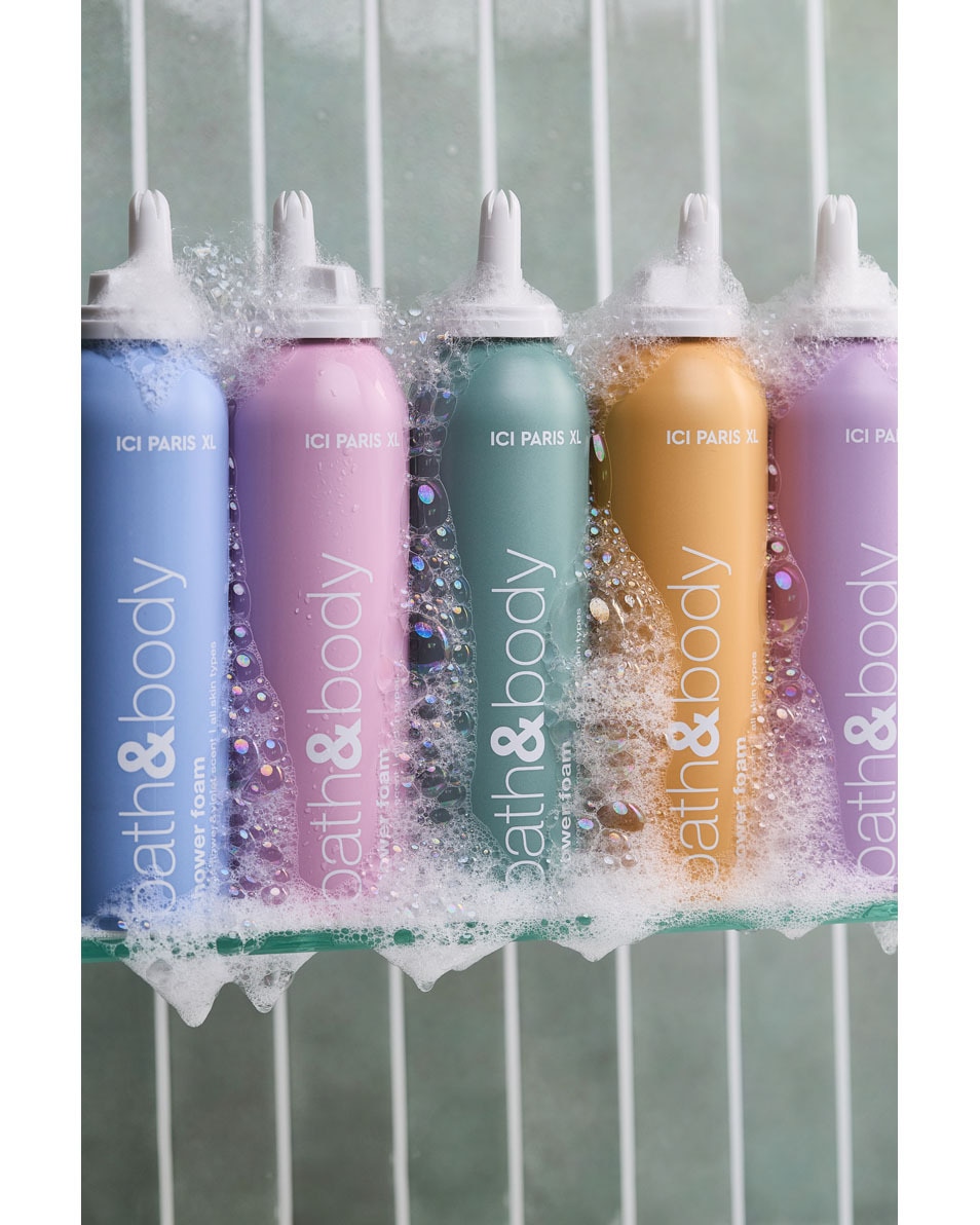 ICI PARIS XL Bath & Body Whipped Douchefoam Cotton Flower & Violet Scent 200 ML 2