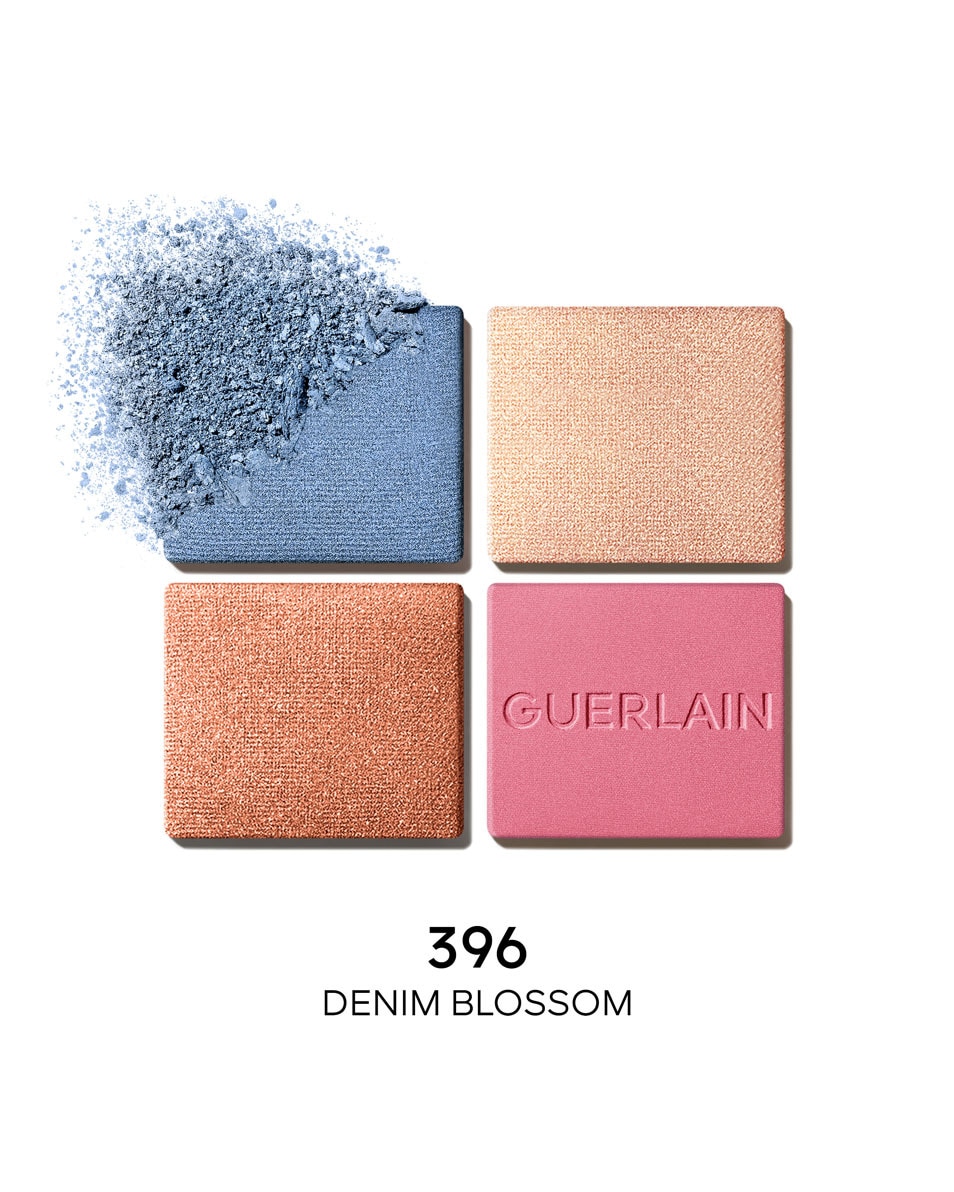 GUERLAIN OMBRES G Denim Blossom 4-kleuren oogschaduwpalet - Limited Edition 002 RUBY WHISPER 2