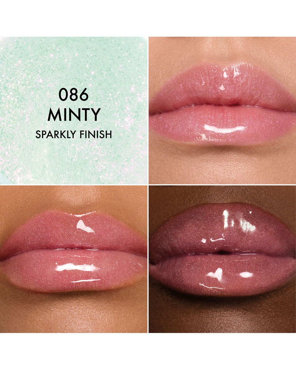 DIOR Dior Addict Lip Glow Oil Lipolie - 24u hydratatie - 3 ultra-glanzende finishes 086 Minty - Sparkly 2